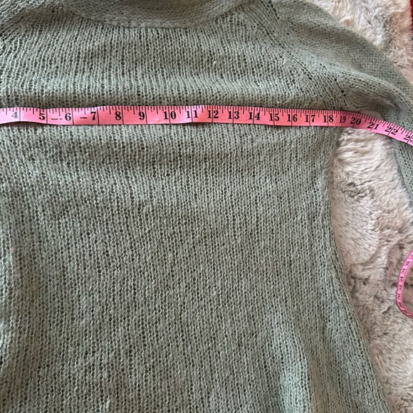 Wooden Ships Antro Grey Mohair Blend CowlNeck Sweater W/Wooden Button Detail M/L - Picture 13 of 15